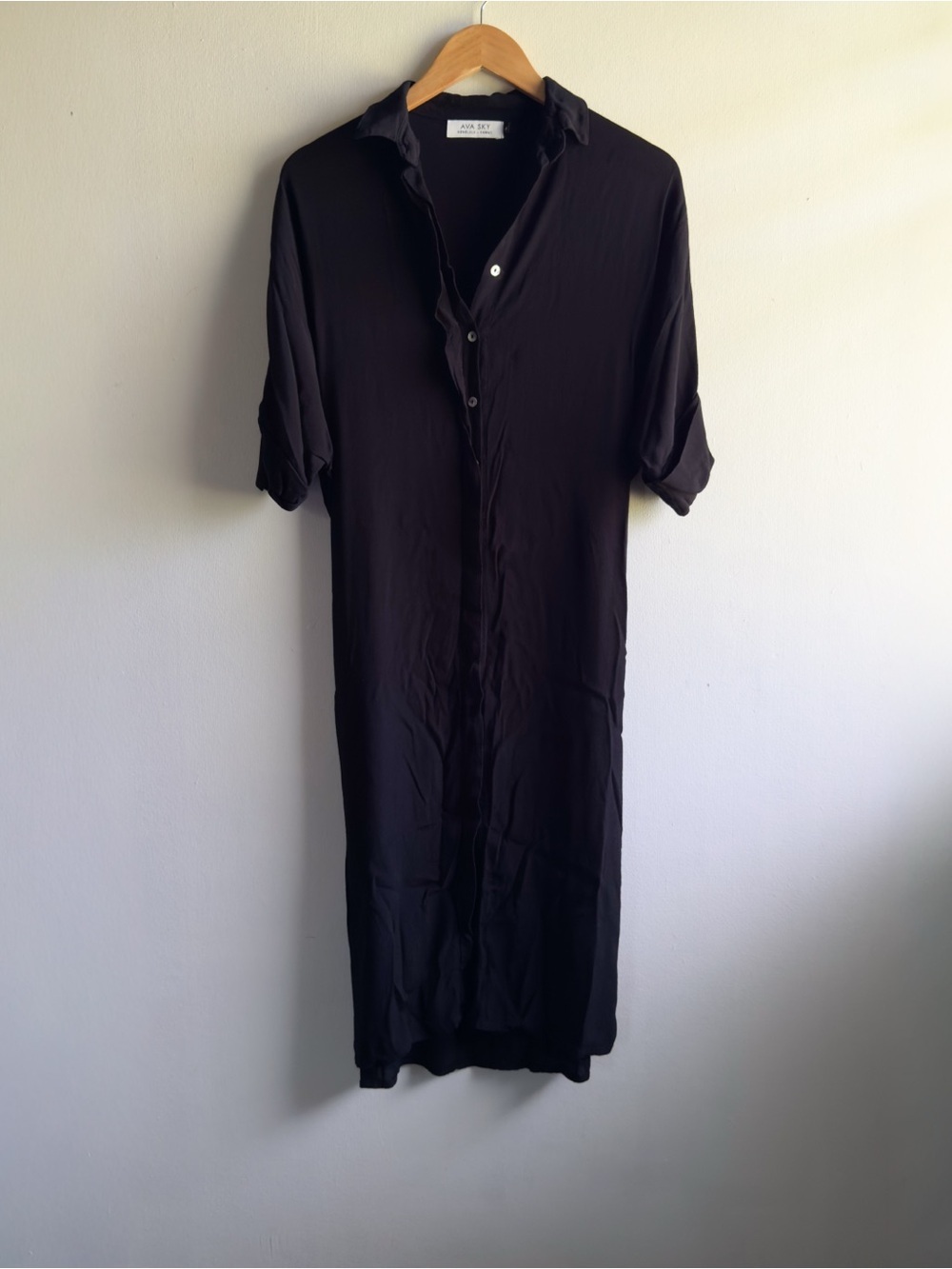Ava Sky/ Fighting Eel Black Dress with pockets